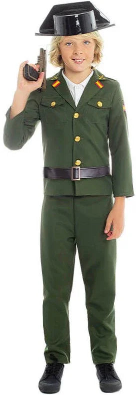 Disfraz de Guardia Civil Clásico para Niño Guardia Civil Partilandia